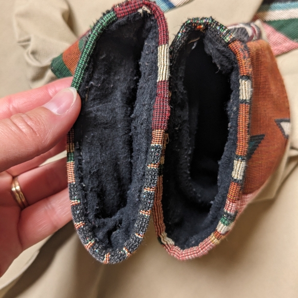 Vintage David James Aztec Tapestry Western Ranch Chore Coat Jacket - Picture 8 of 14